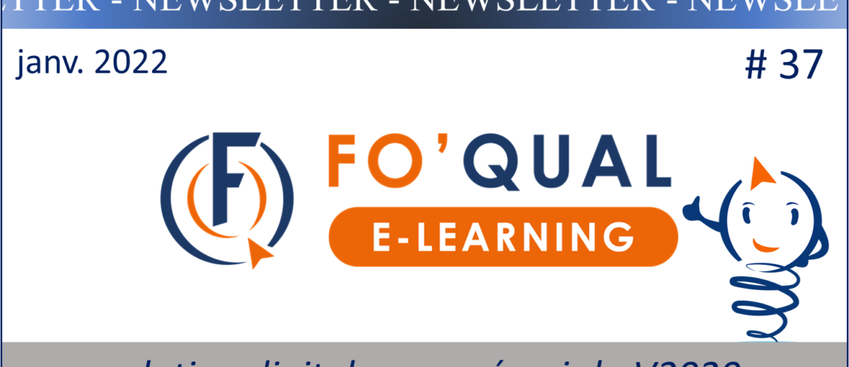 Newsletter FO’QUAL e-learning #37